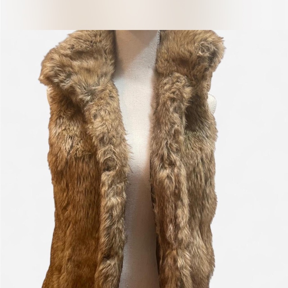 ZARA Warm Wear Faux Fur Vest – Cozy Luxe Brown | Size M w/ pockets